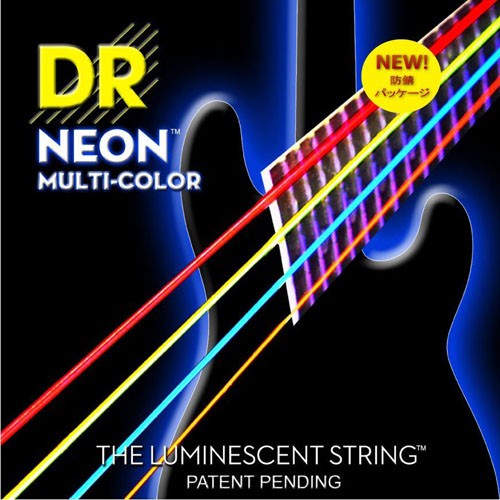 DR Neon Red Medium /· Cuerdas bajo el/éctrico
