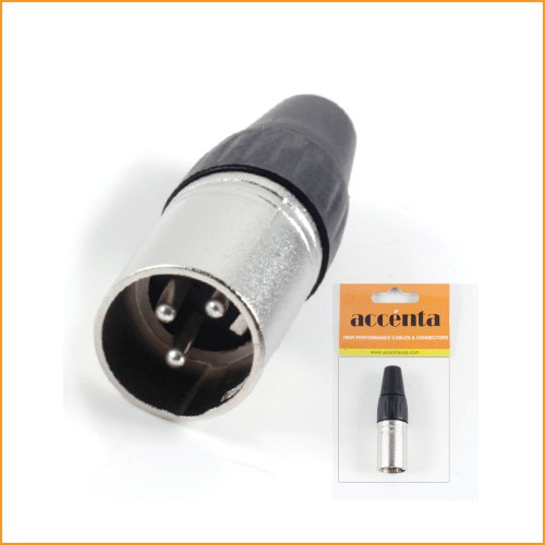 Conector XLR macho metalico Accenta