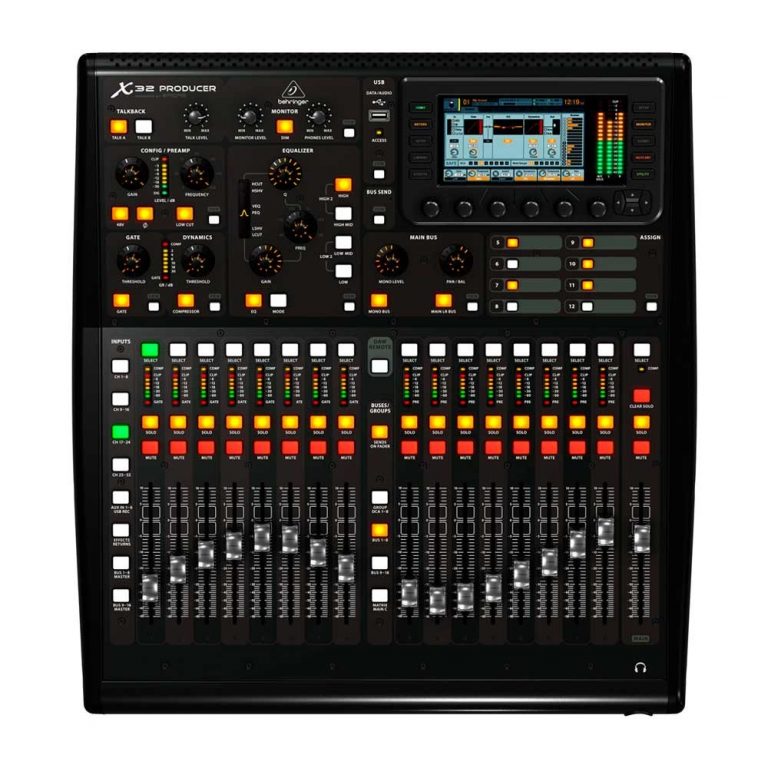 Consola digital x32 producer 40 canales 25 bus 16 Midas Electrónica