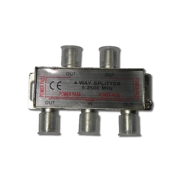 Splitter 4 vías 5-2500Mhz