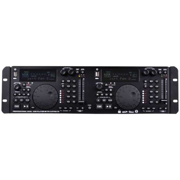 Sistema dual con entrada USB y 9 efectos Spyn