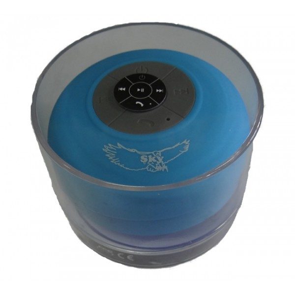 Parlantes con Bluetooth azul