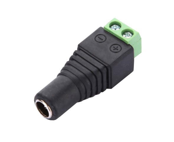 Conector hembra 2.1x5.5mm CCTV DC power