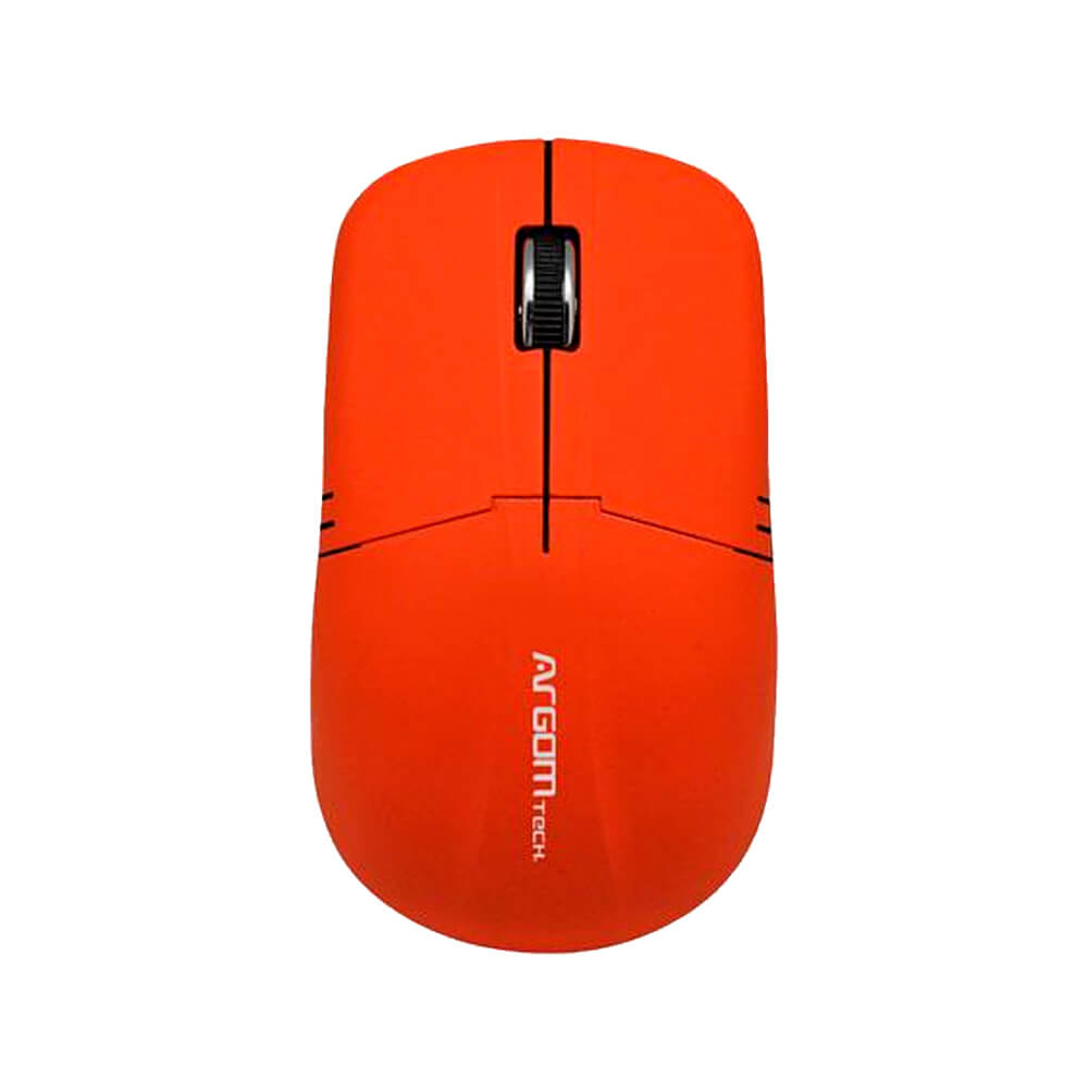 Mouse inalambrico 2.4GHz rojo Argom