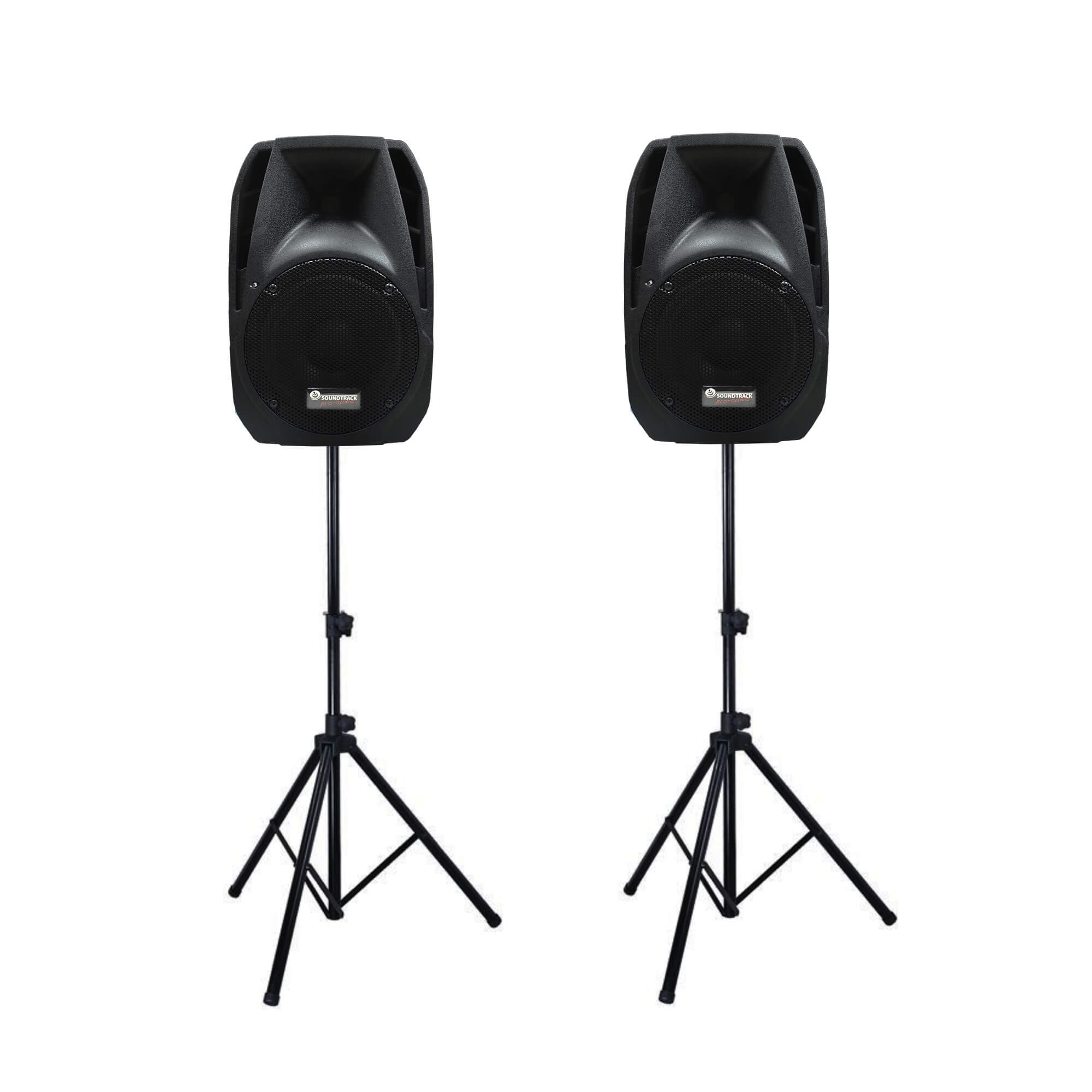 Set de bafles activos 8" USB / BT / FM Soundtrack