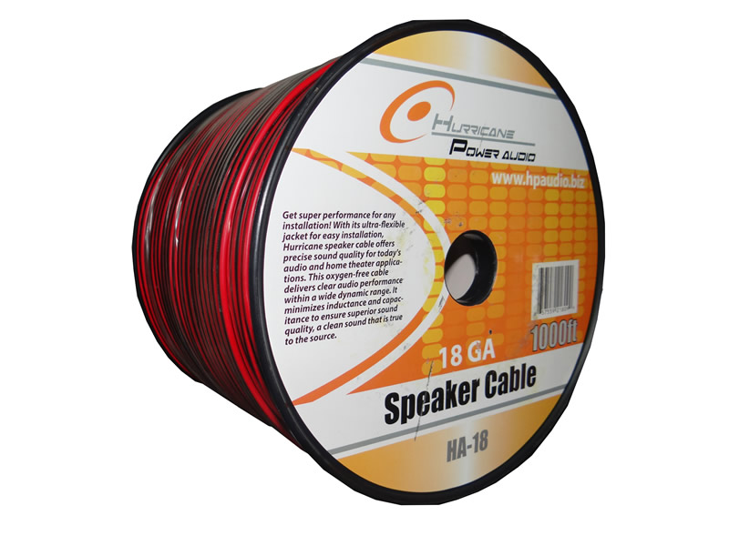 Cable Para bocina #18GA Rojo y Negro precio x Yarda ...