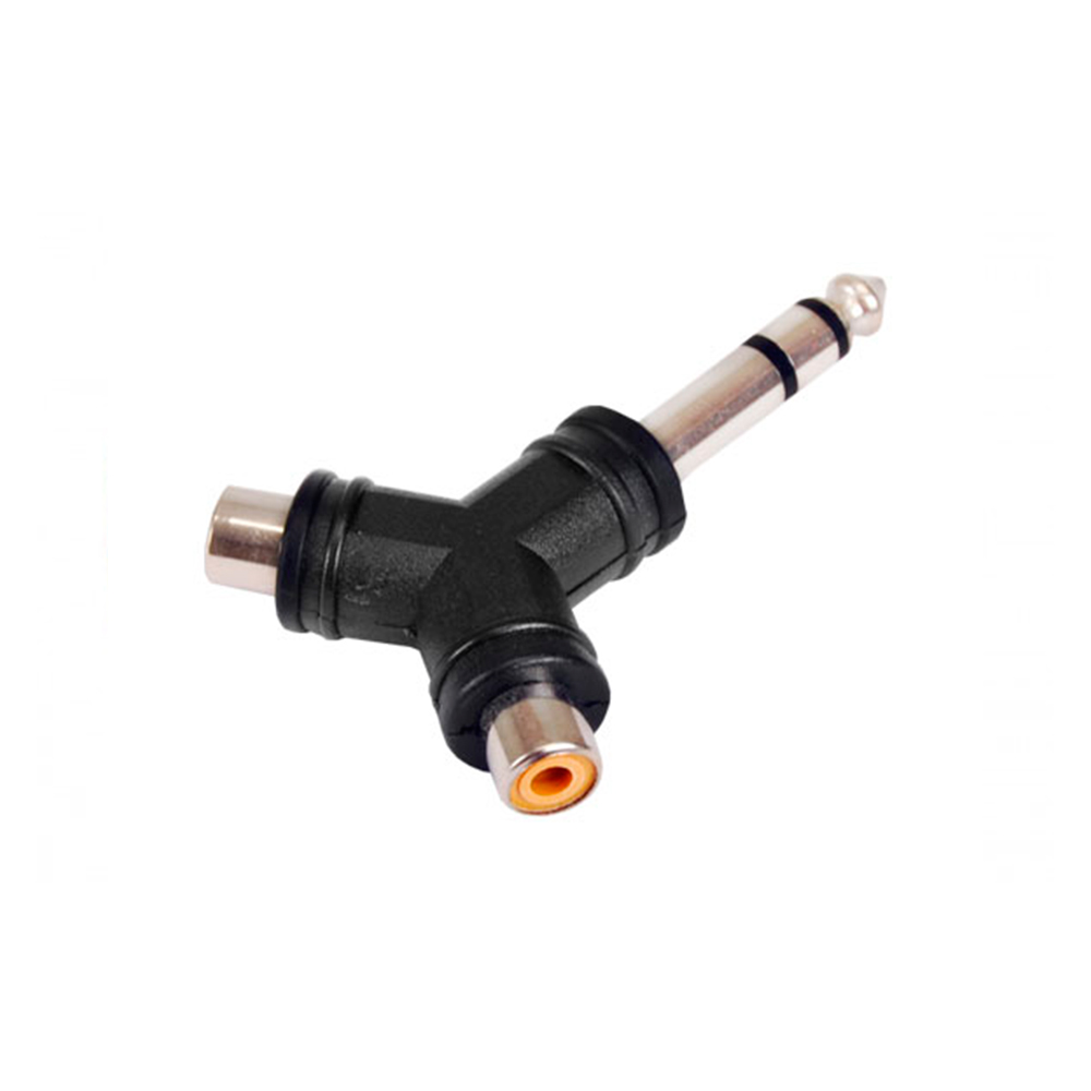 Adaptador RCA Plug a 1/4 estereo
