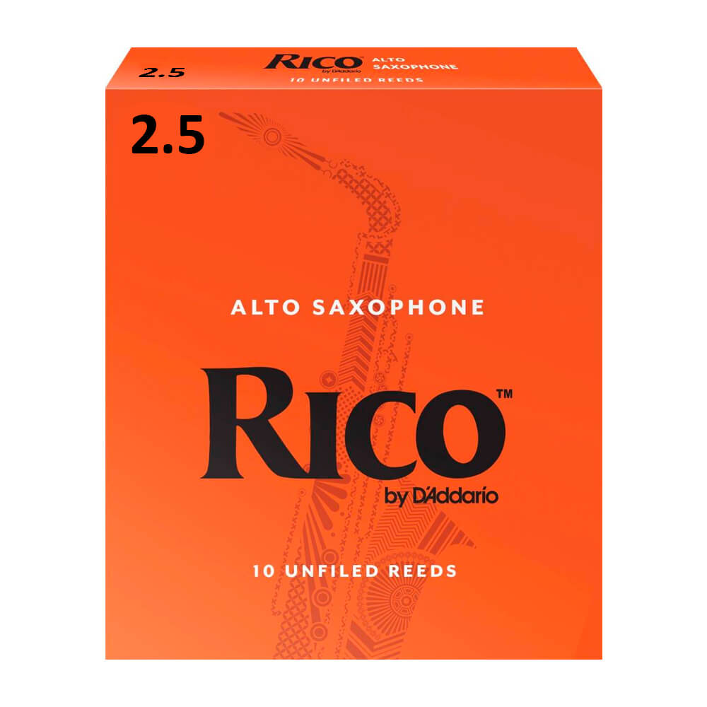 Caña para Saxofon Alto #2.5 Rico (Unidad)