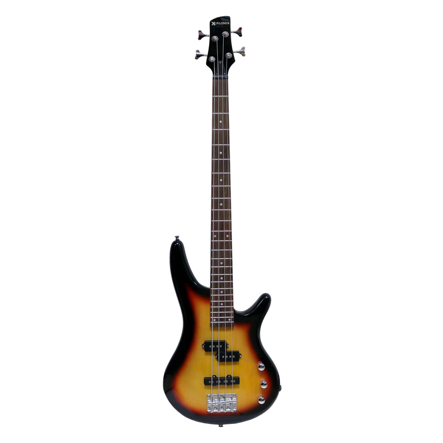 Bajo eléctrico 4 cuerdas color sunburst Xcalibur - Electrónica Japonesa