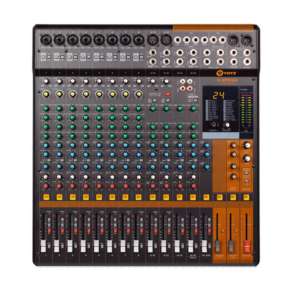 Consola 16 canales con USB Voyz
