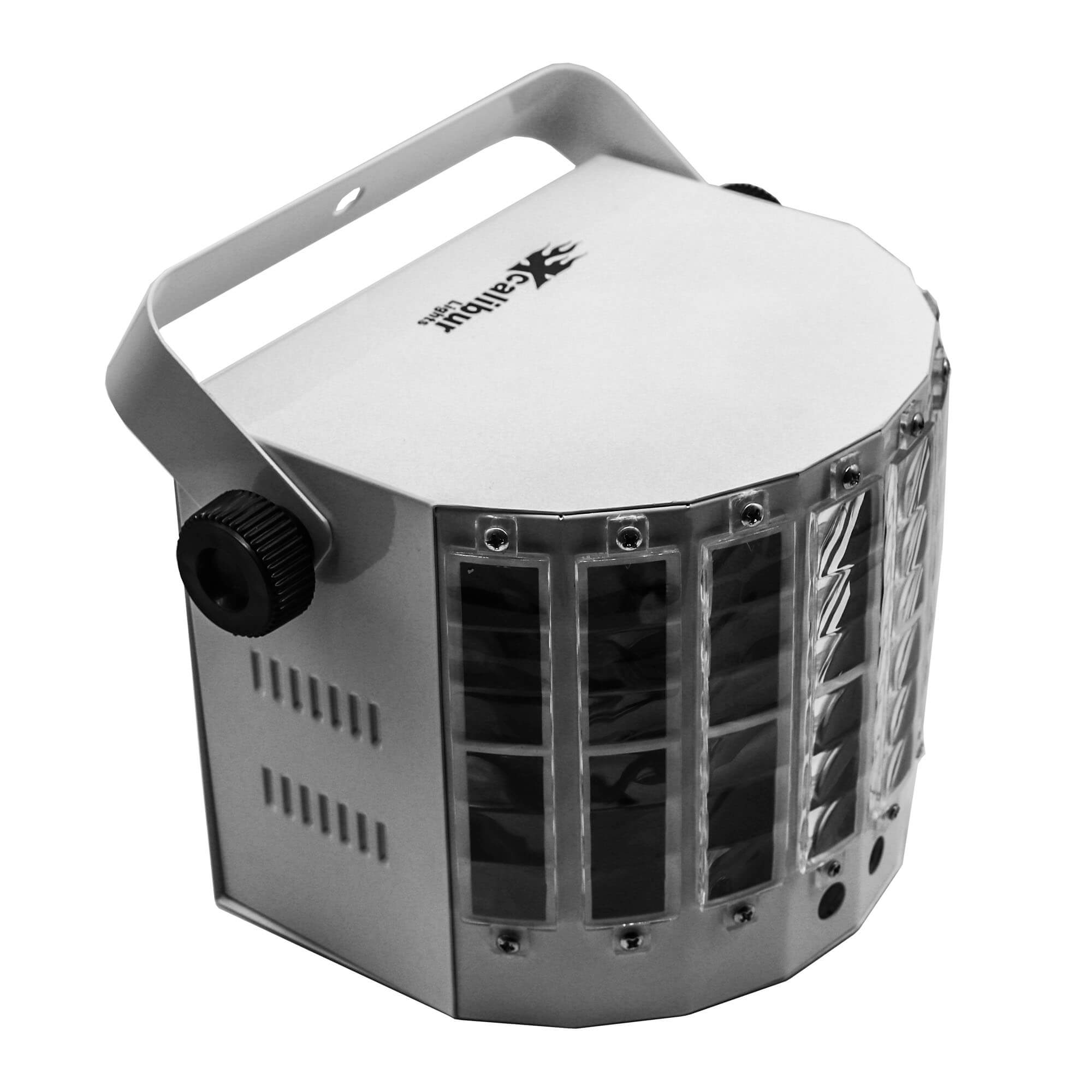 Luces LED butterfly light + laser 2 en 1 double derby Xcalibur