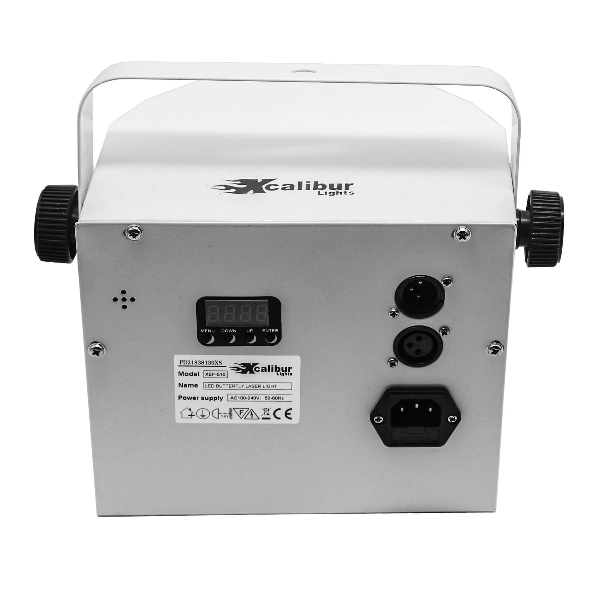 Luces LED butterfly light + laser 2 en 1 double derby Xcalibur - Imagen 2