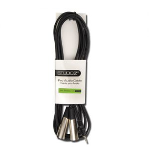 Extensión 3.5mm estéreo a 2 XLR Macho