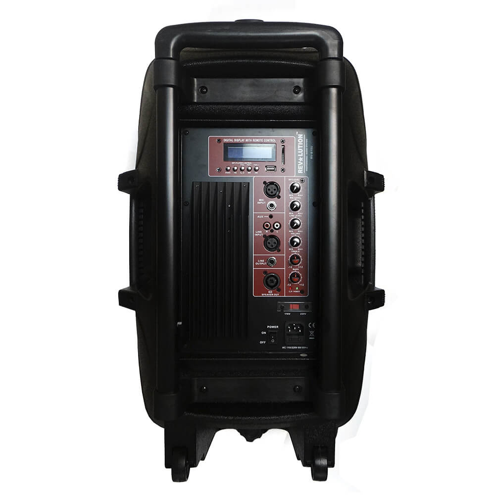 Bafle amplificado 15" con pedestal Revolution - Imagen 2