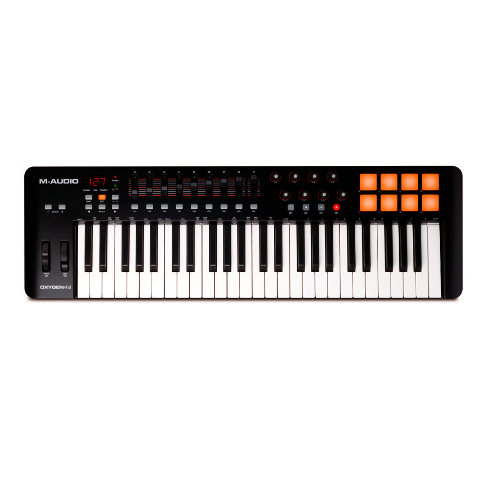Teclado controlador 49 teclas USB MIDI M-Audio