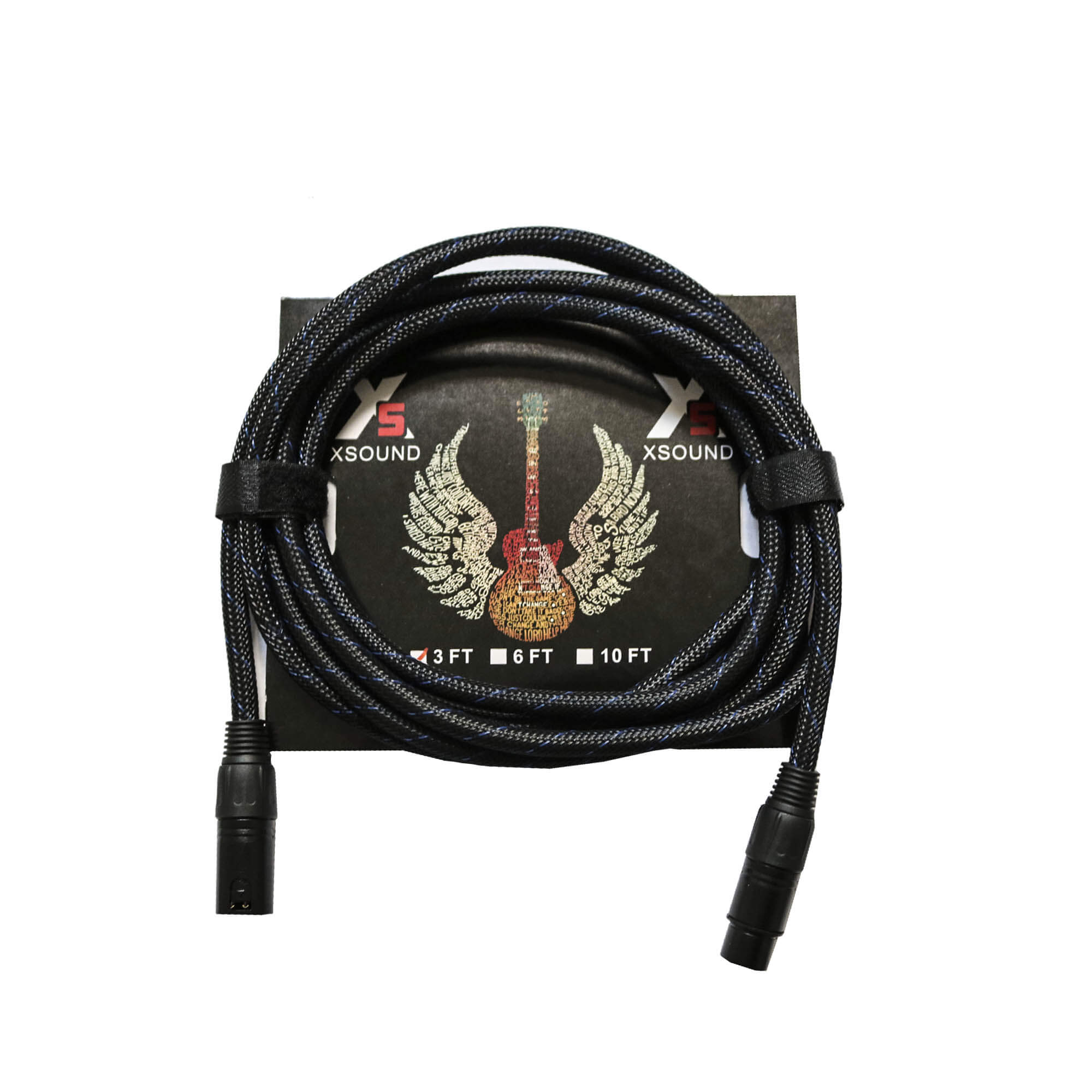 Extensión XLR hembra a XLR macho HQ 3ft XSound - Imagen 2