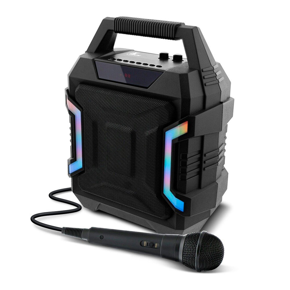 Sistema de amplificación portable con micrófono BT / USB / SD / REC