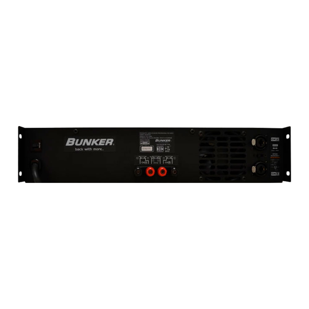 Amplificador profesional Bunker 1400w Class D - Imagen 2