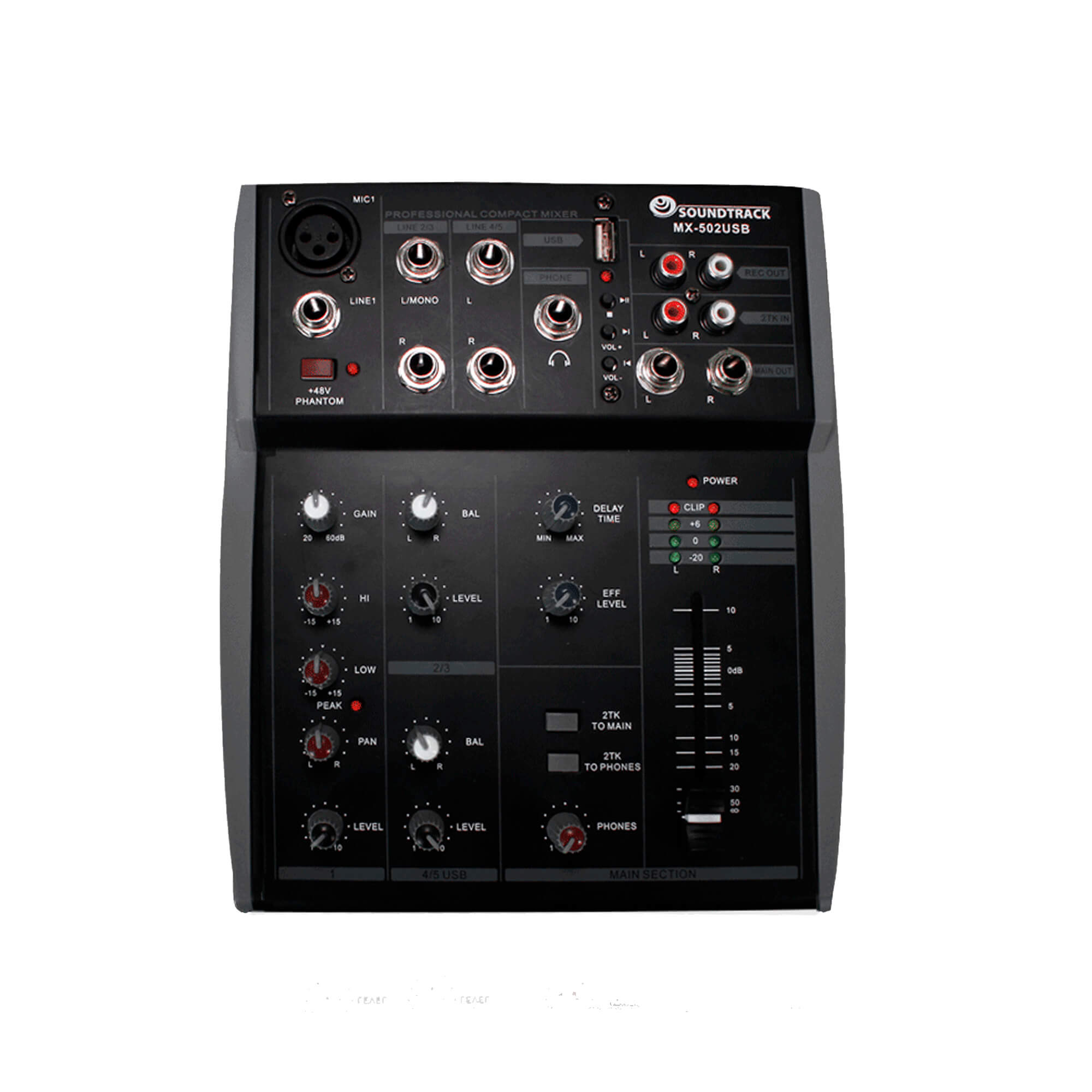 Consola pasivo 5 canales USB / EQ Soundtrack