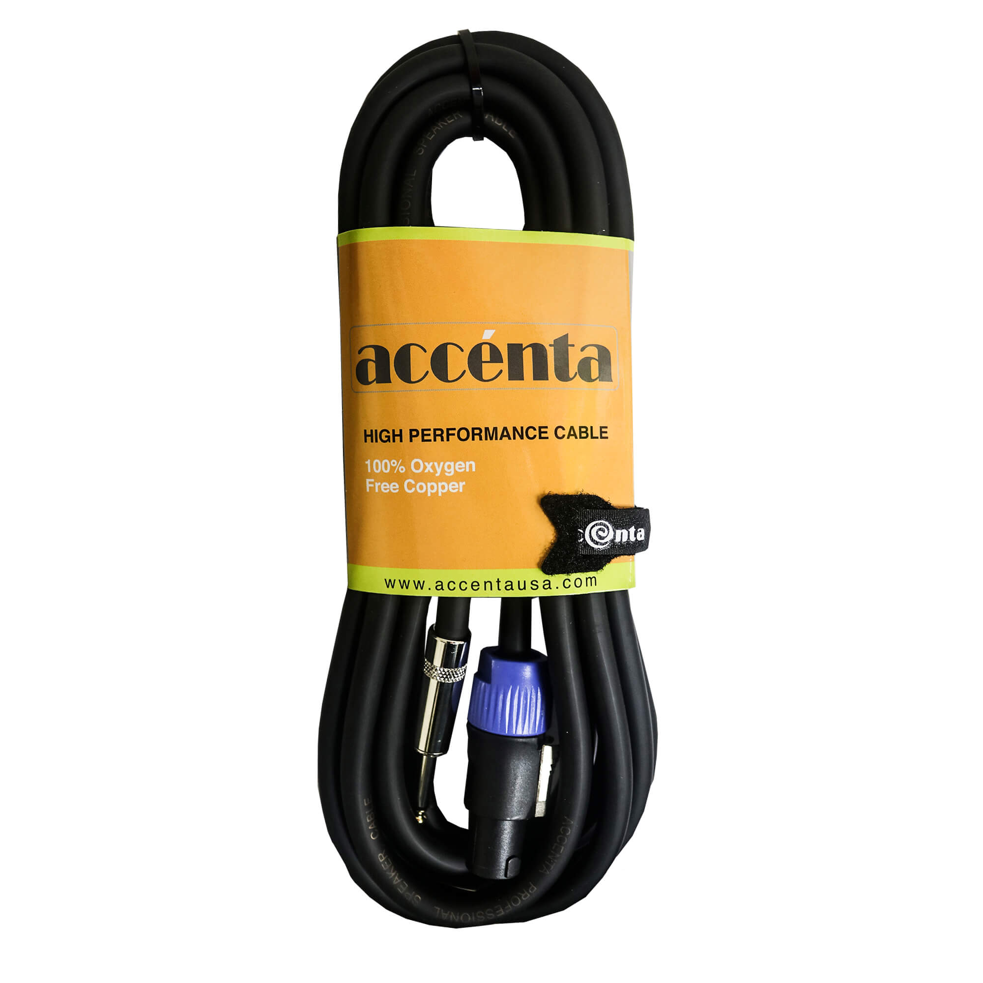 Extensión Speakon macho a 1/4" mono 15ft Accenta