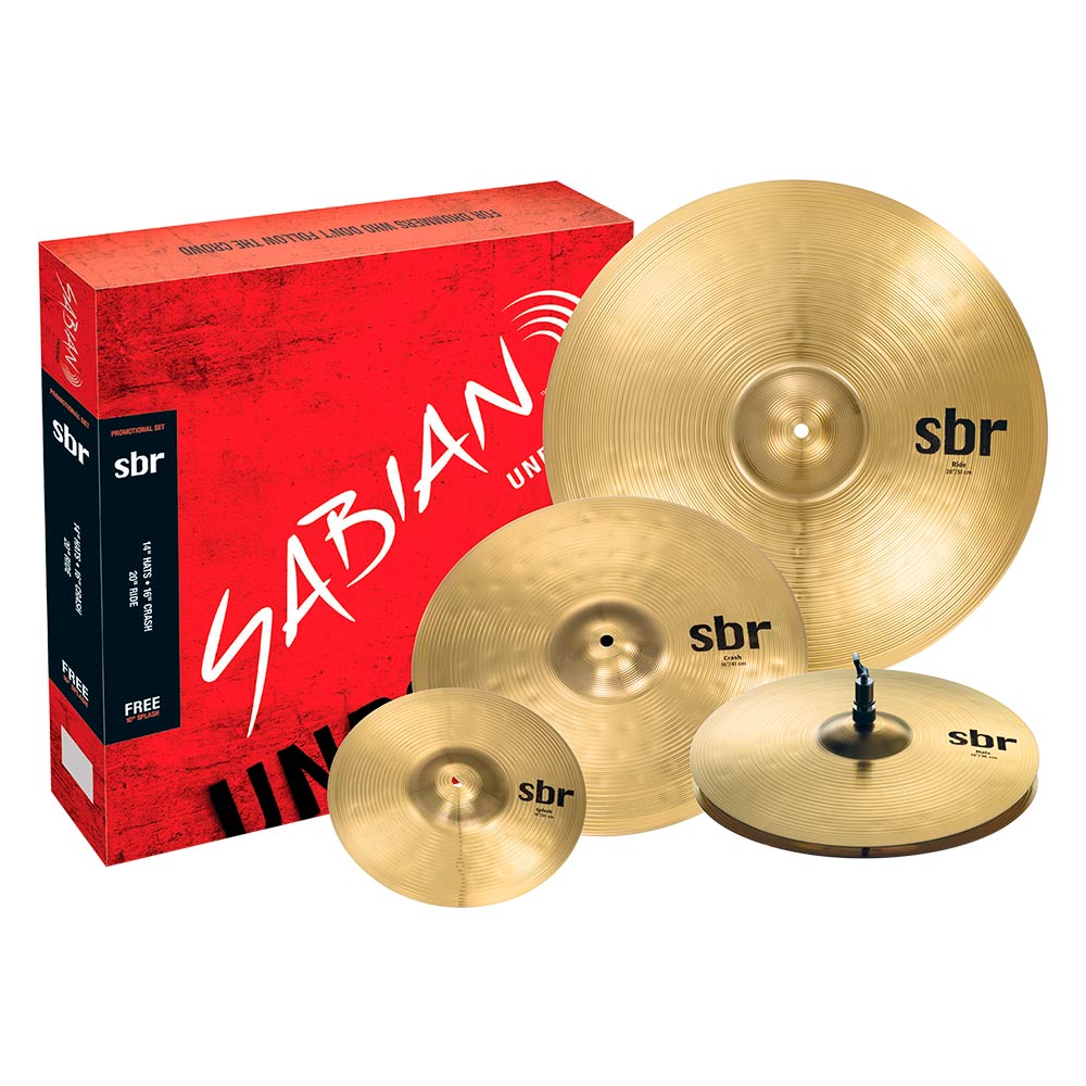 Juego de platillos 14" / 16" / 20" / 10" SBR Sabian