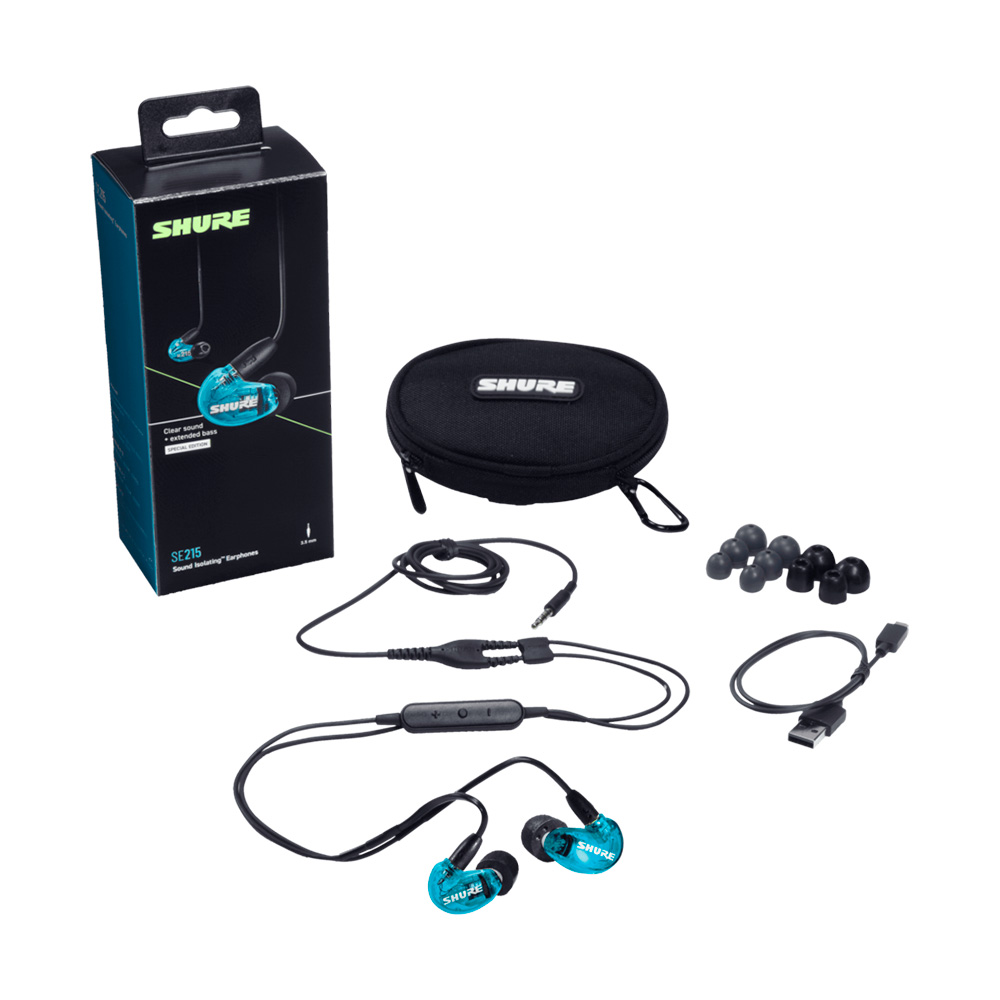 Audífonos profesionales Shure SE215 Blue - Imagen 2