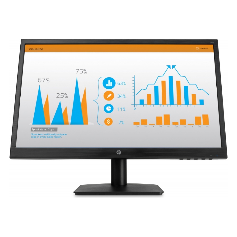 Monitor LED 21.5" HDMI, VGA 1920 x 1080 HP