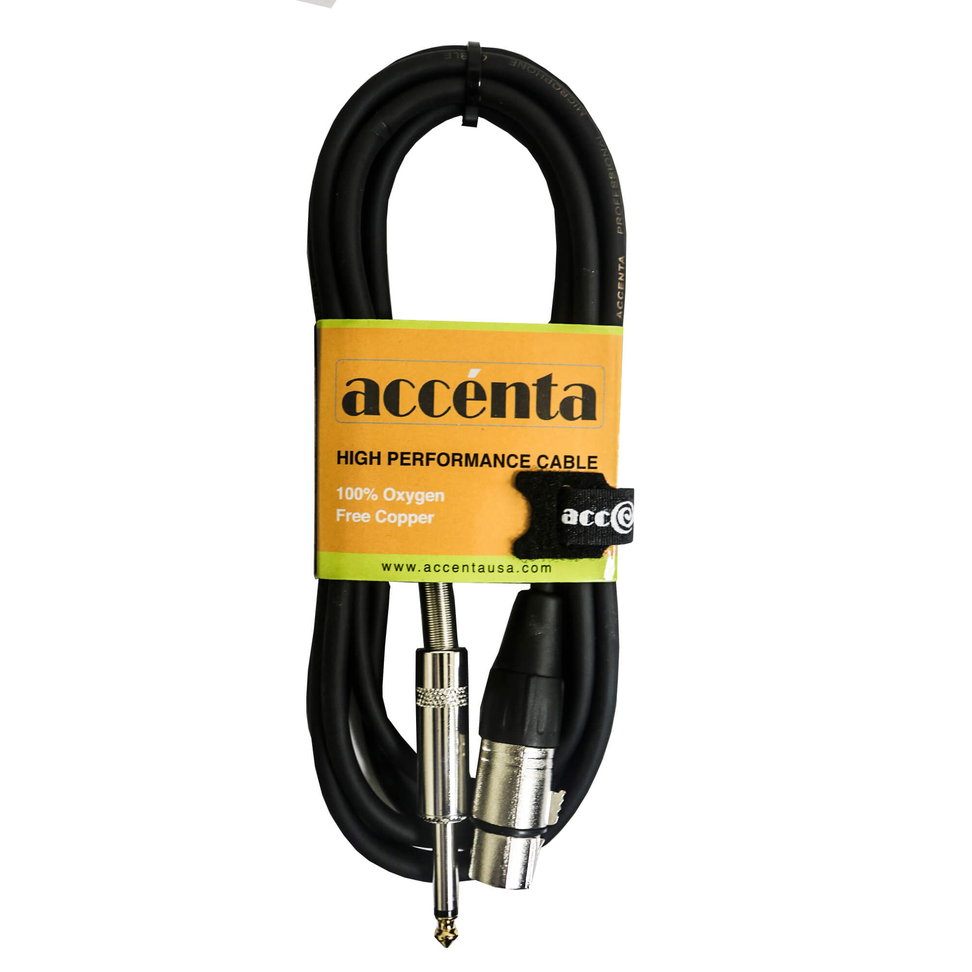 Extensión 1/4" mono a XLR hembra 10ft Accenta - Imagen 2