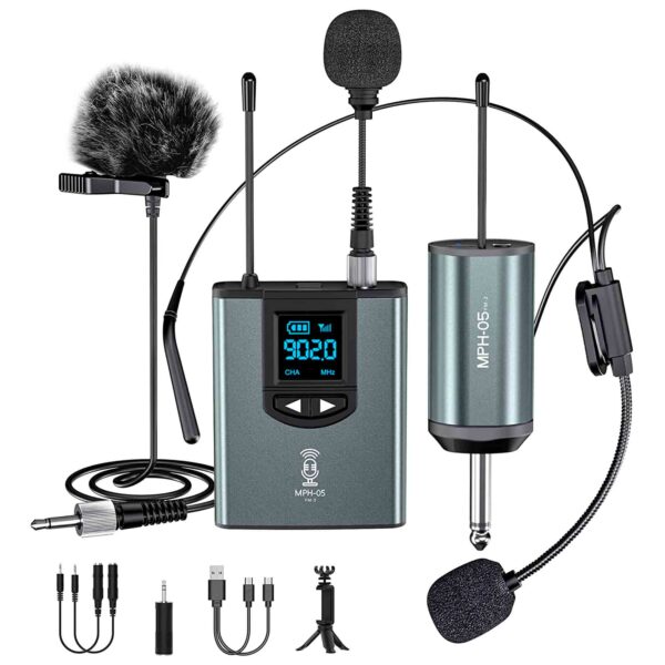 Microfono inalambrico UHF p/camara TTSTAR Electrónica Japonesa