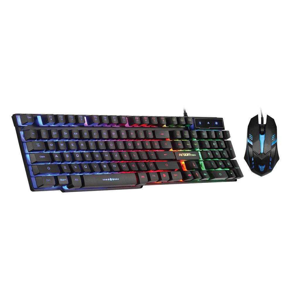 Teclado y mouse RGB Argom Combat Gaming