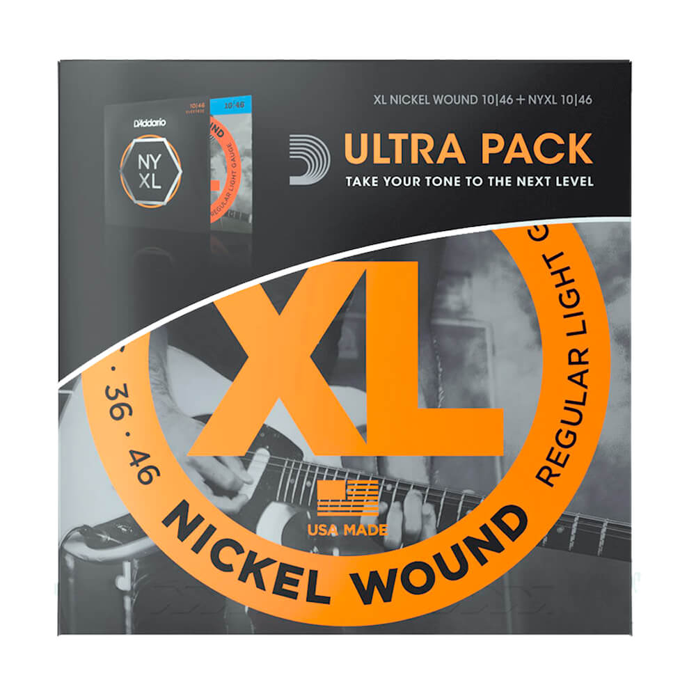 2 Pack de cuerdas para guitarra eléctrica D'Addario