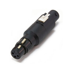 Conector XLR hembra a Speakon hembra
