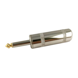 Conector plug 1/4" mono gold jumbo