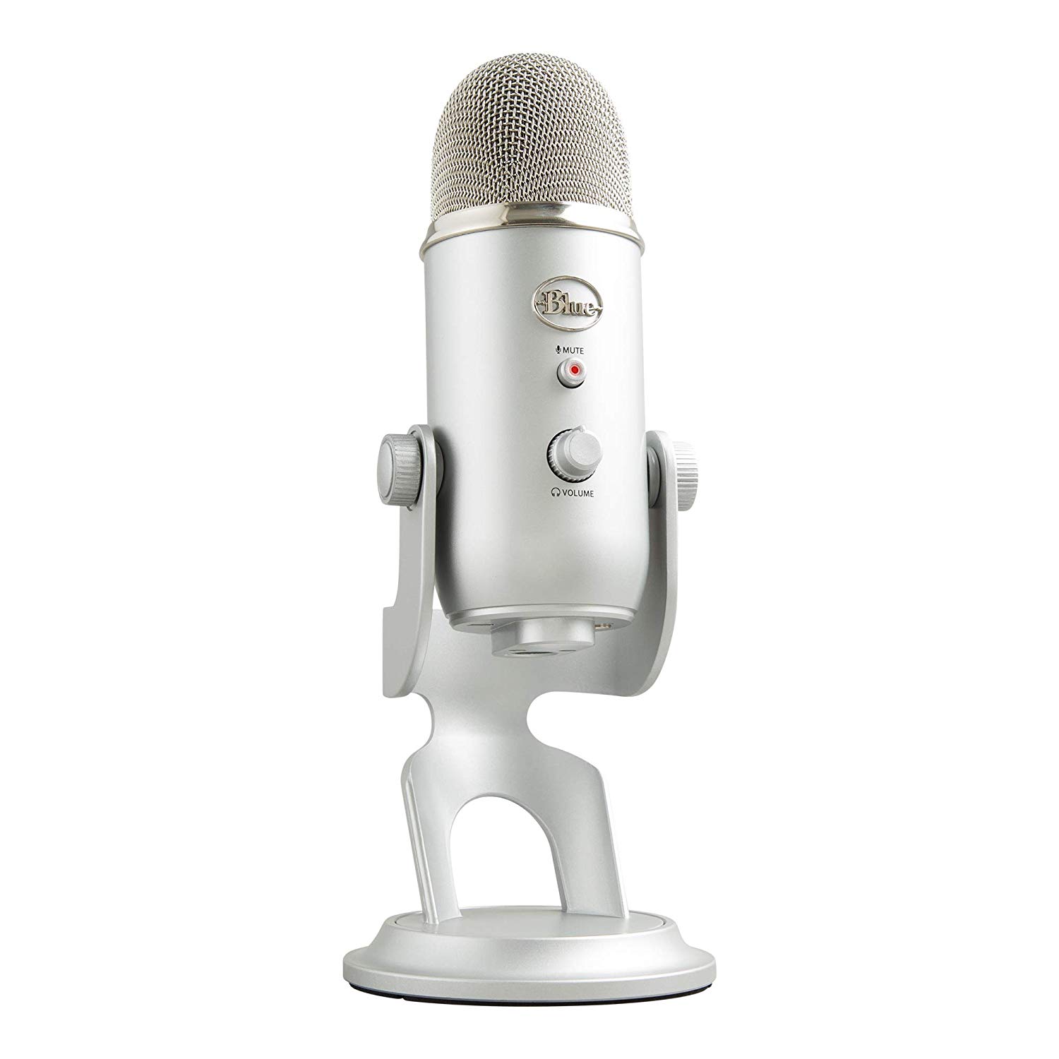 Micrófono de condensador USB Blue Yeti Blanco
