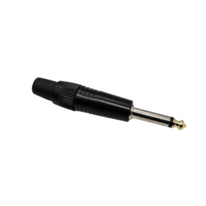 Conector 1/4" negro