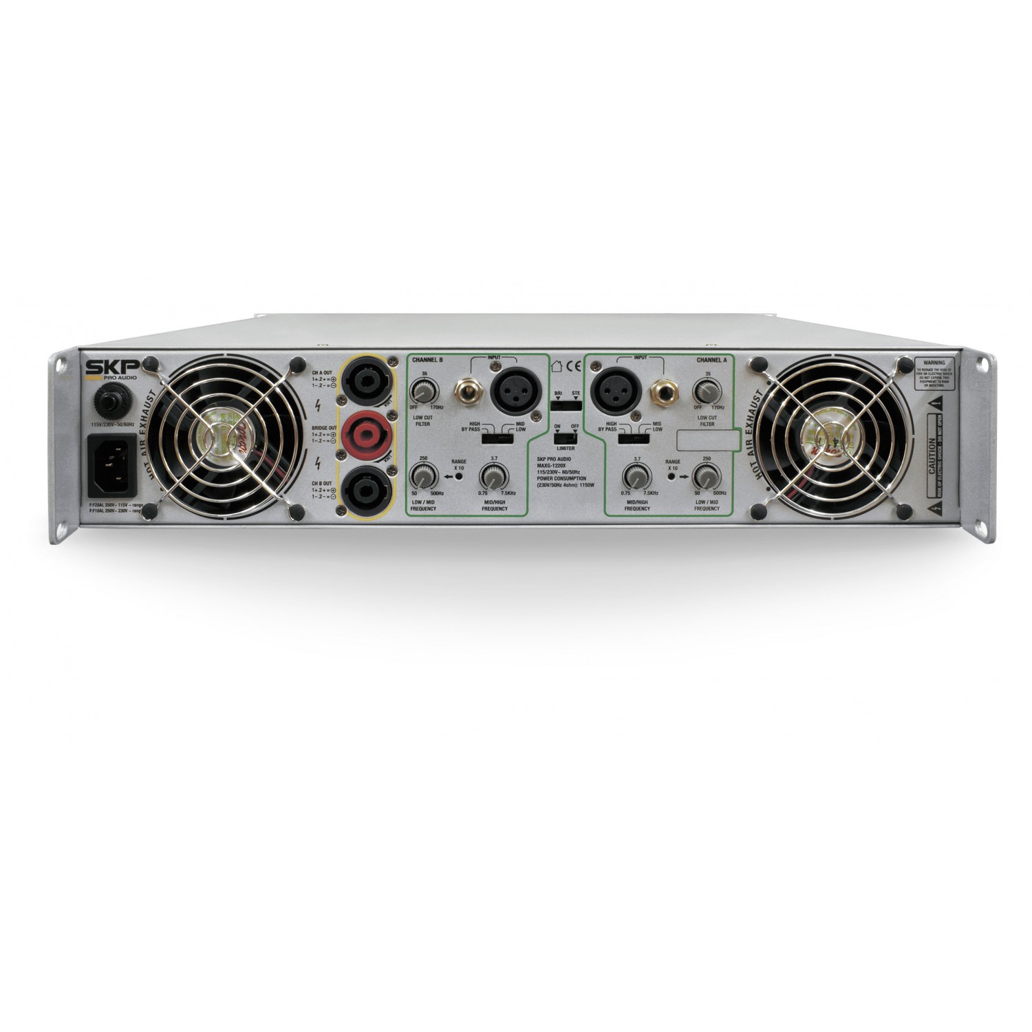 Amplificador de poder 1800w SKP - Imagen 2
