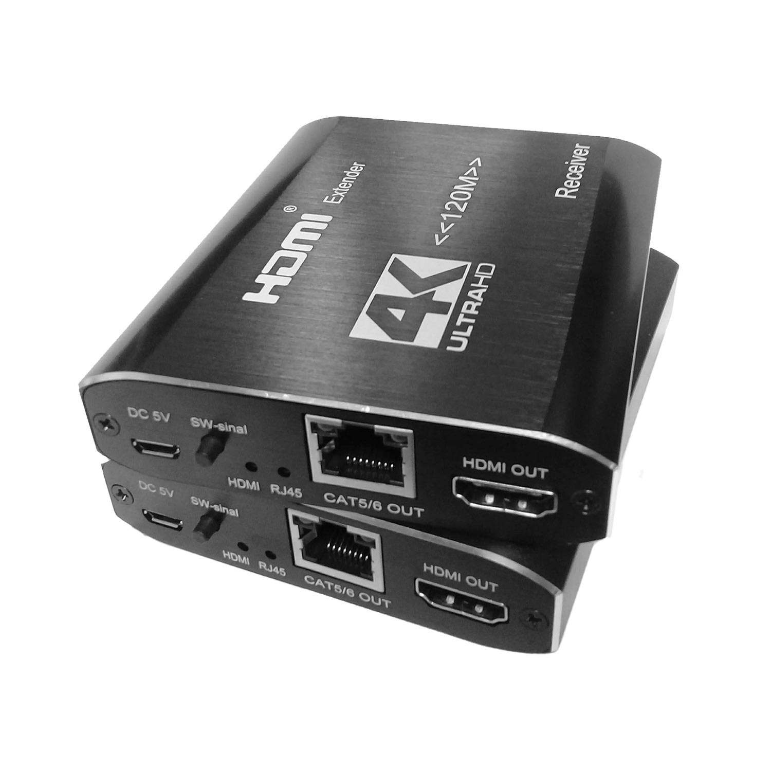 extensor HDMI con rj45 hasta 120m ultrahd 4K - Imagen 2