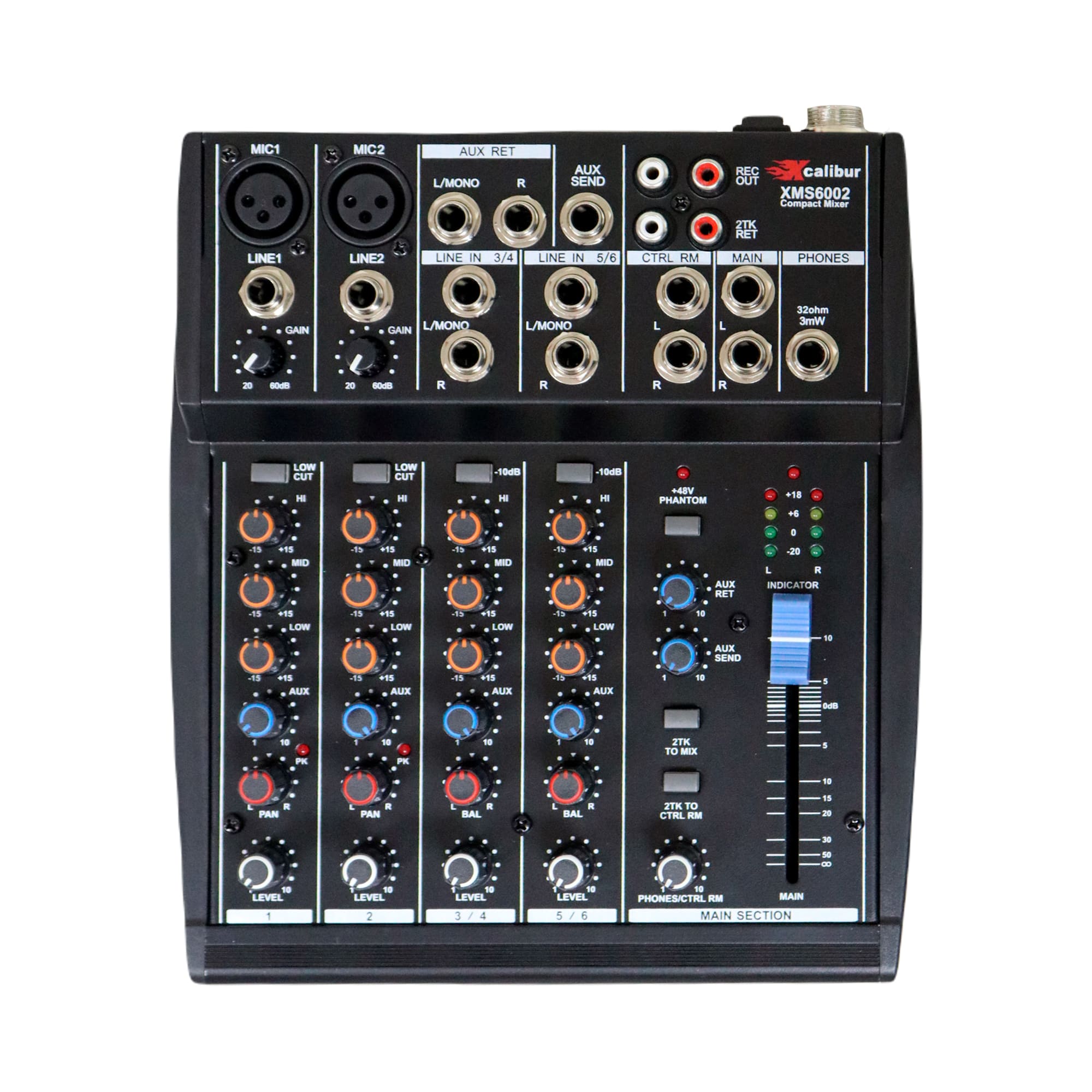 Consola pasiva 6 canales XCalibur