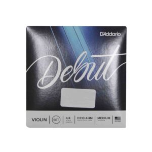 Juego de cuerdas para violín 4/4 médium debut D´Addario