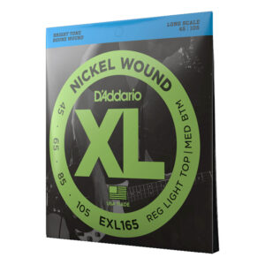 Juego de 4 cuerdas para bajo XL nickel wound .045/.105 Daddario