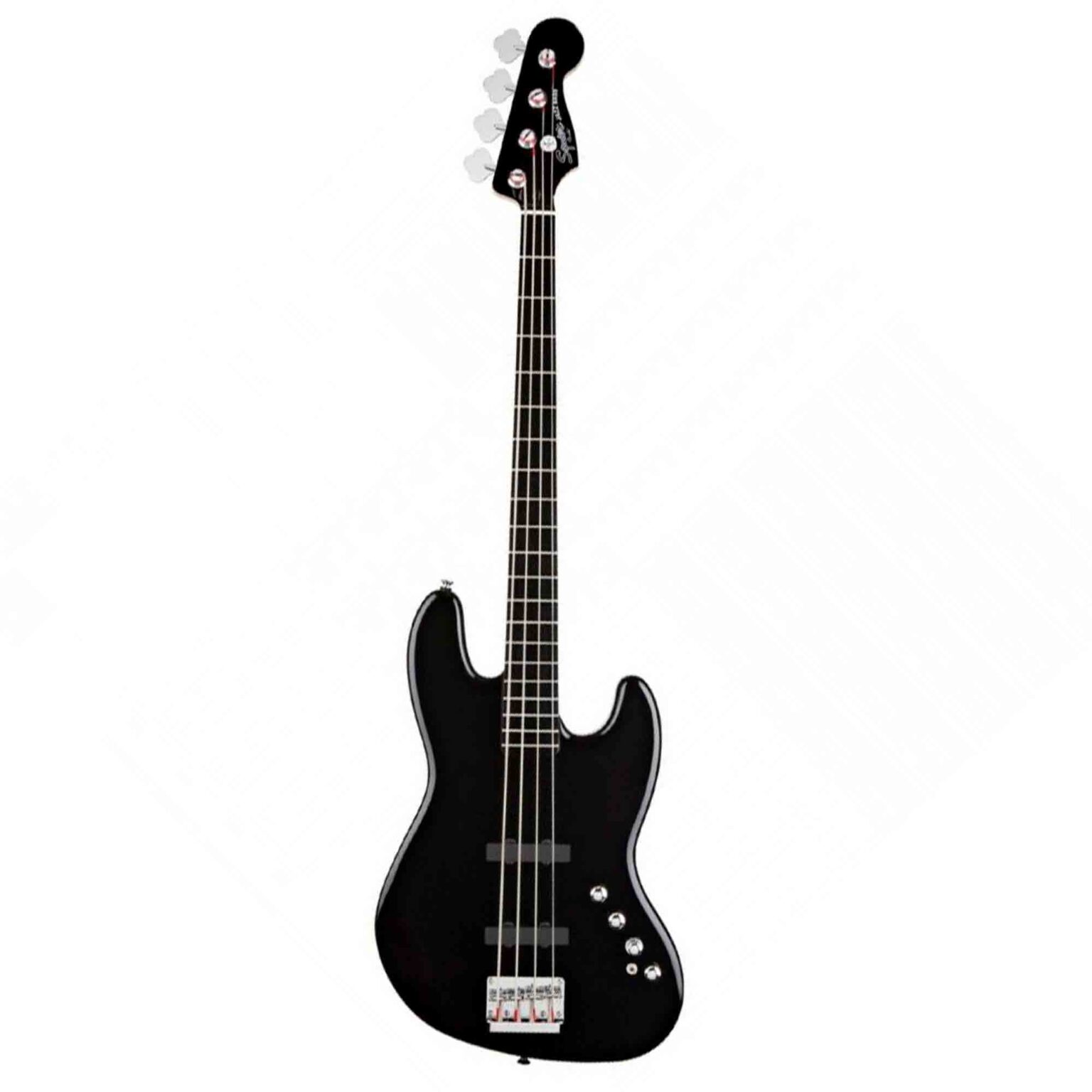 Bajo eléctrico de 4 cuerdas Fender Squier Delux color negro ...