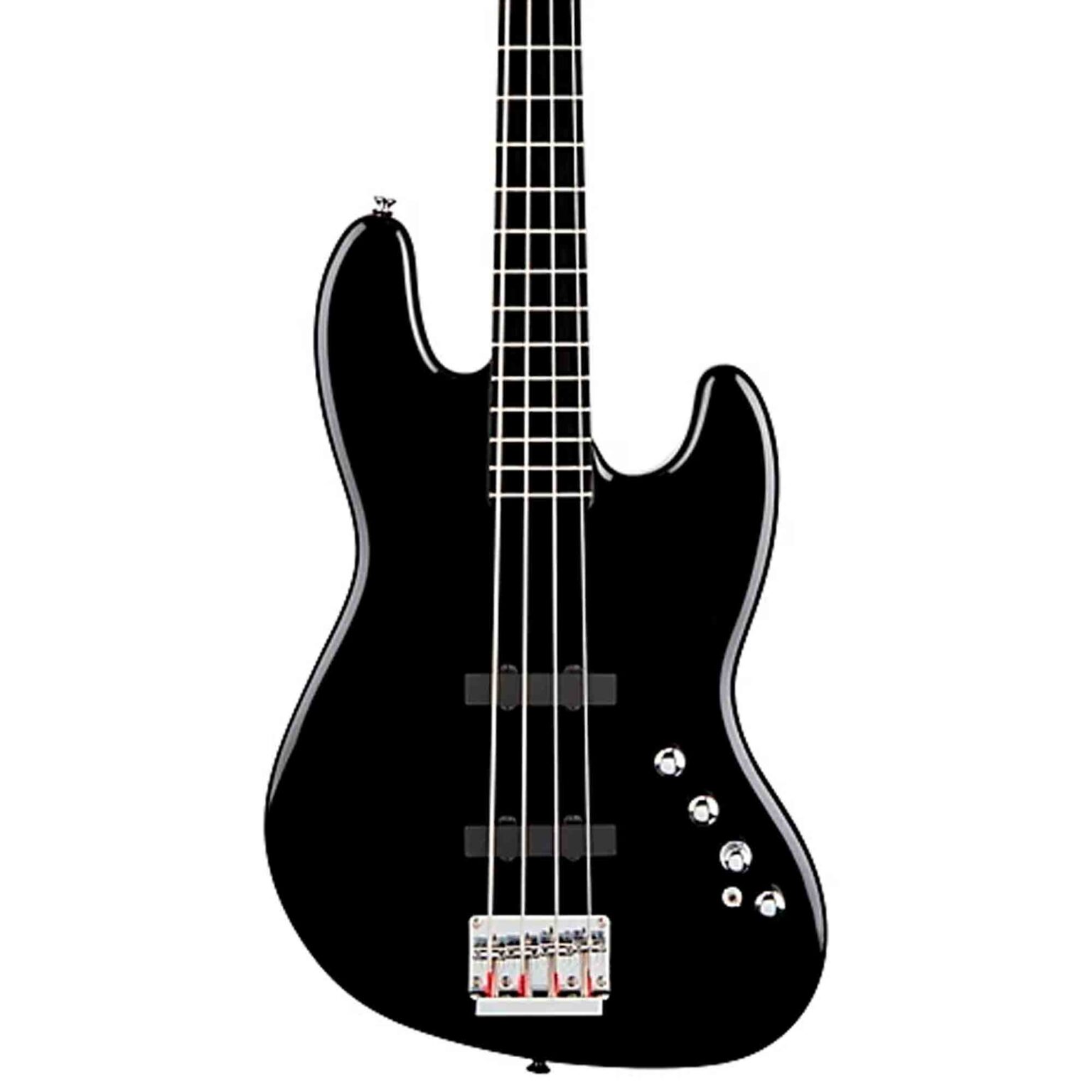 Bajo eléctrico de 4 cuerdas Fender Squier Delux color negro ...