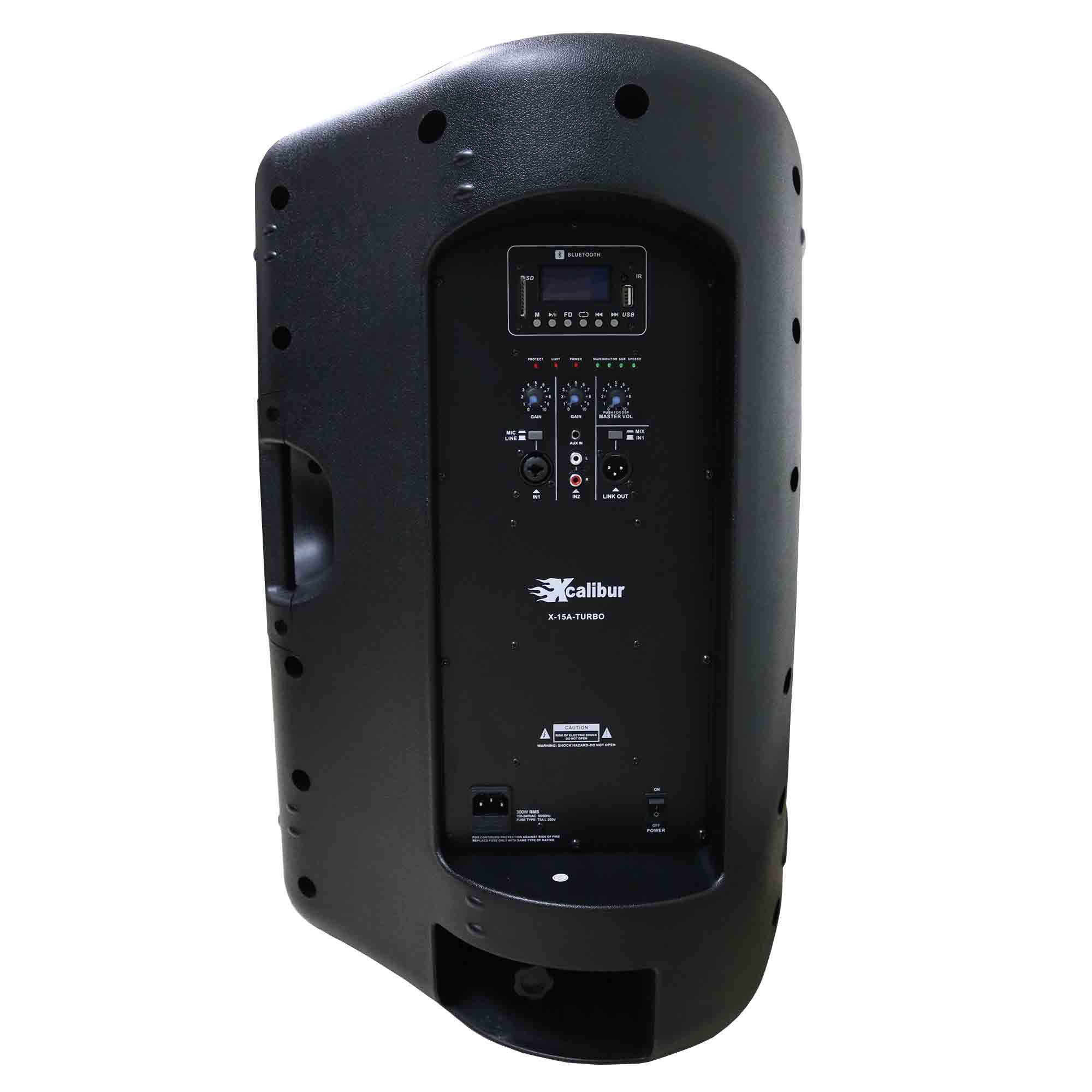 Bafle amplificado de 15" 350w USB/SD/BT Xcalibur - Imagen 2