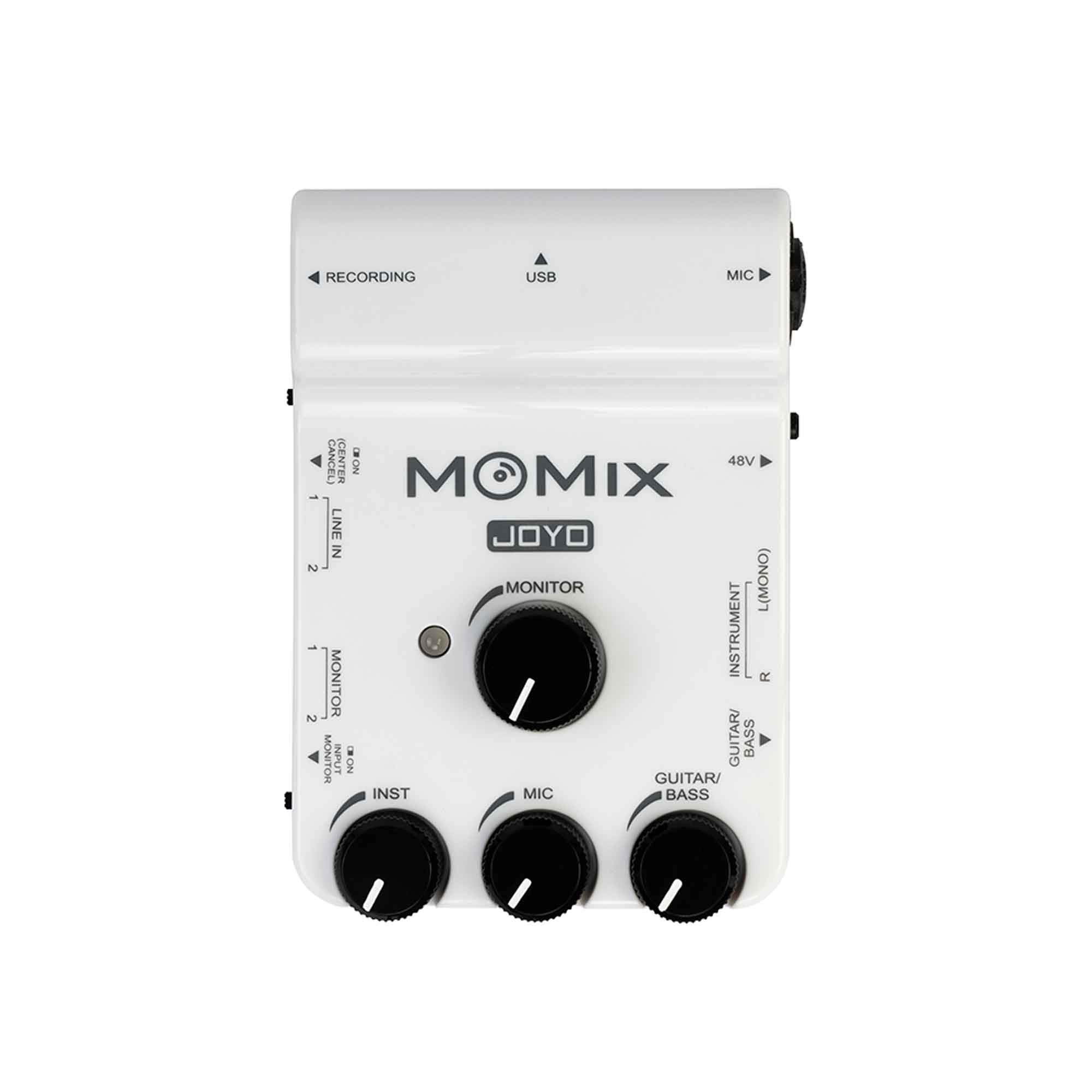 Interfaz de audio para grabación y transmisión en vivo Joyo