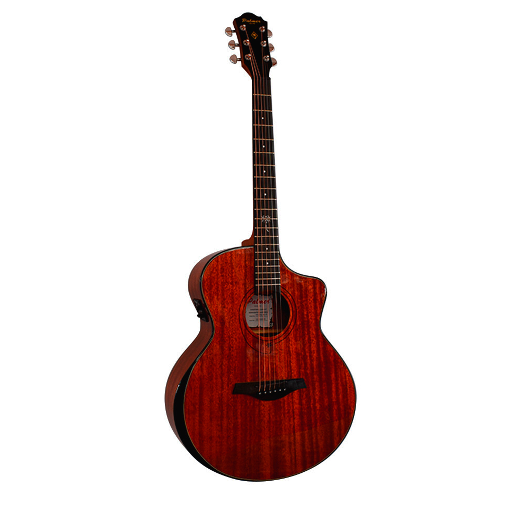 Guitarra electroacústica de 40" color cherry Palmer
