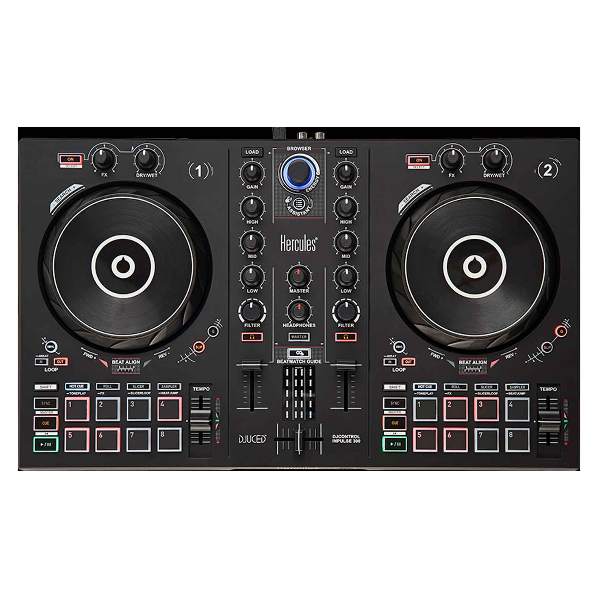 Controlador para DJ de 2 canales Hercules