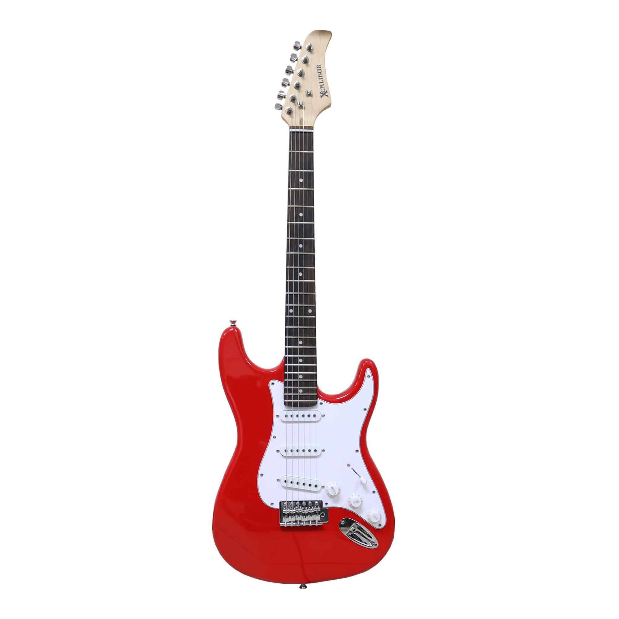 Combo guitarra eléctrica rojo + amplificador 10w Xcalibur - Imagen 2