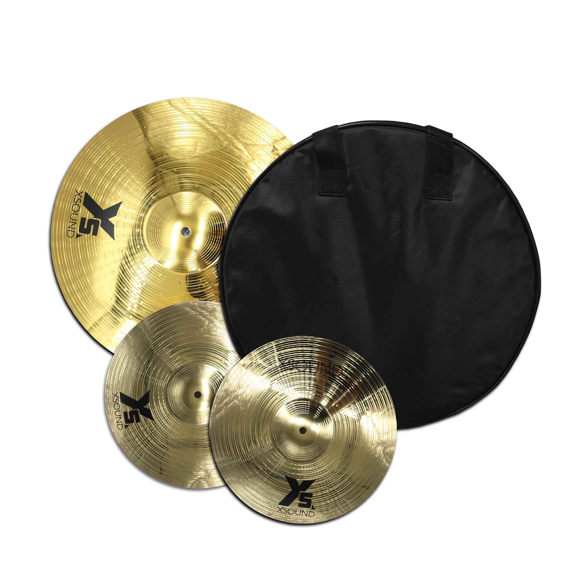 Juego de platillos 2x14"+18" Xsound