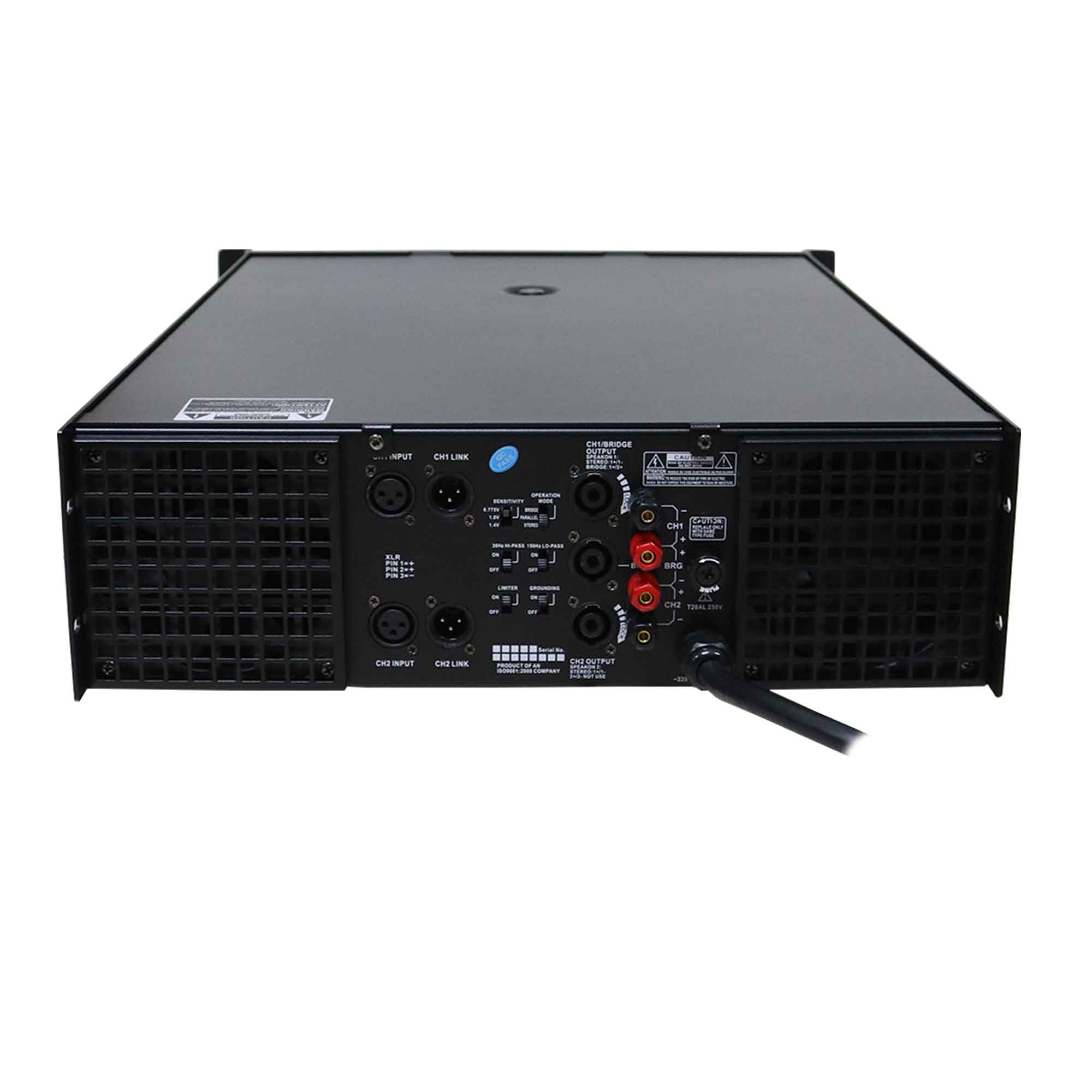 Amplificador de poder de 2 canales 6700w clase H Sanway - Imagen 3