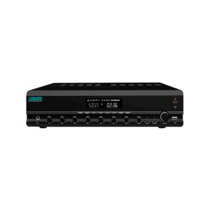 Amplificador PA 350w USB/FM/BT 100v de 2 zonas DSPPA